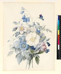 PD.847-1973 Nyári virágpermet, 1820 (wc és gouache pergamen)